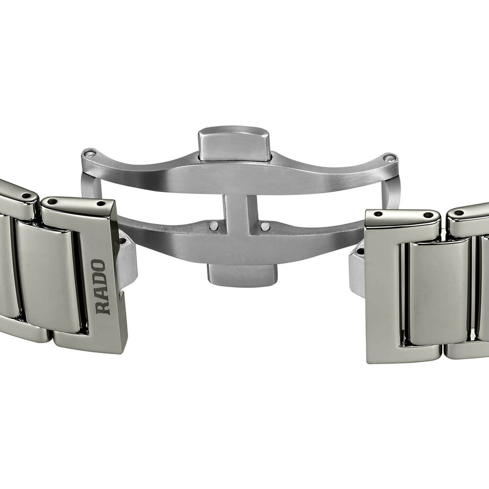 Rado True Round Automatic Open Heart 40mm Grey Dial High-Tech Ceramic Bracelet Watch image number 4