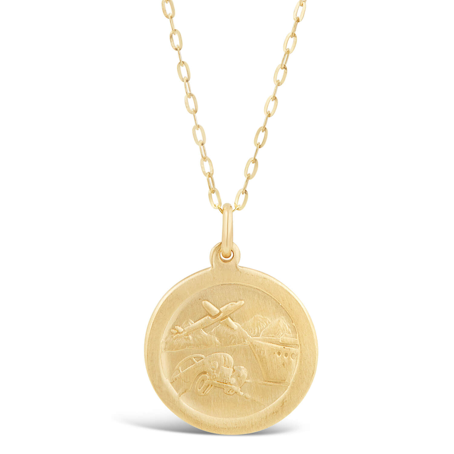 Gold st christopher new arrivals and chain