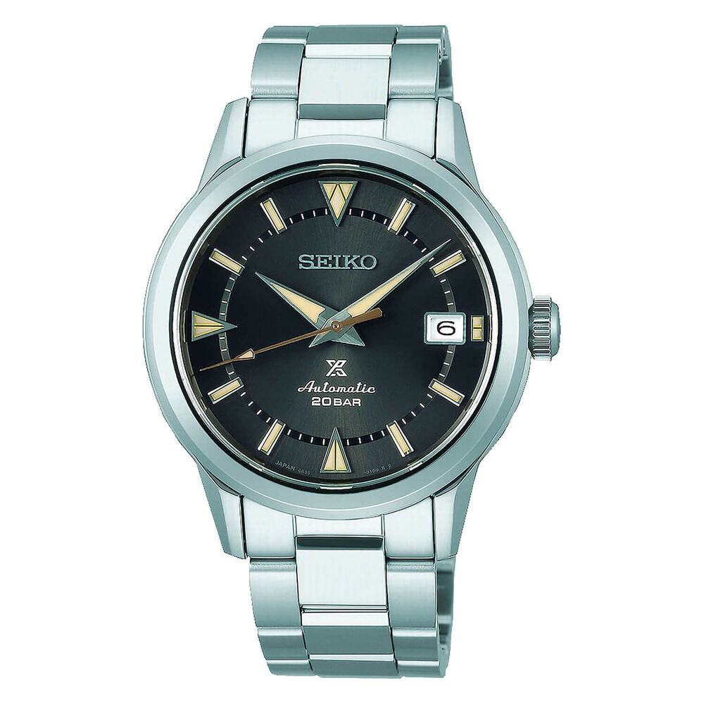 Seiko Prospex Automatic Alpinist Modern Re-Interpretation 38 Grey Dial Watch image number 0