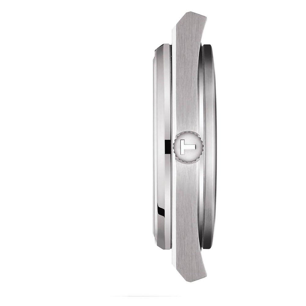 Tissot PRX 40mm White Dial Rose Gold Index Steel Case Bracelet Watch image number 2