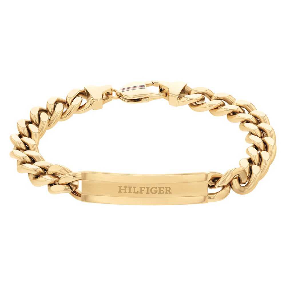 Tommy Hilfiger Clash Yellow Gold Coloured Steel Bracelet image number 0