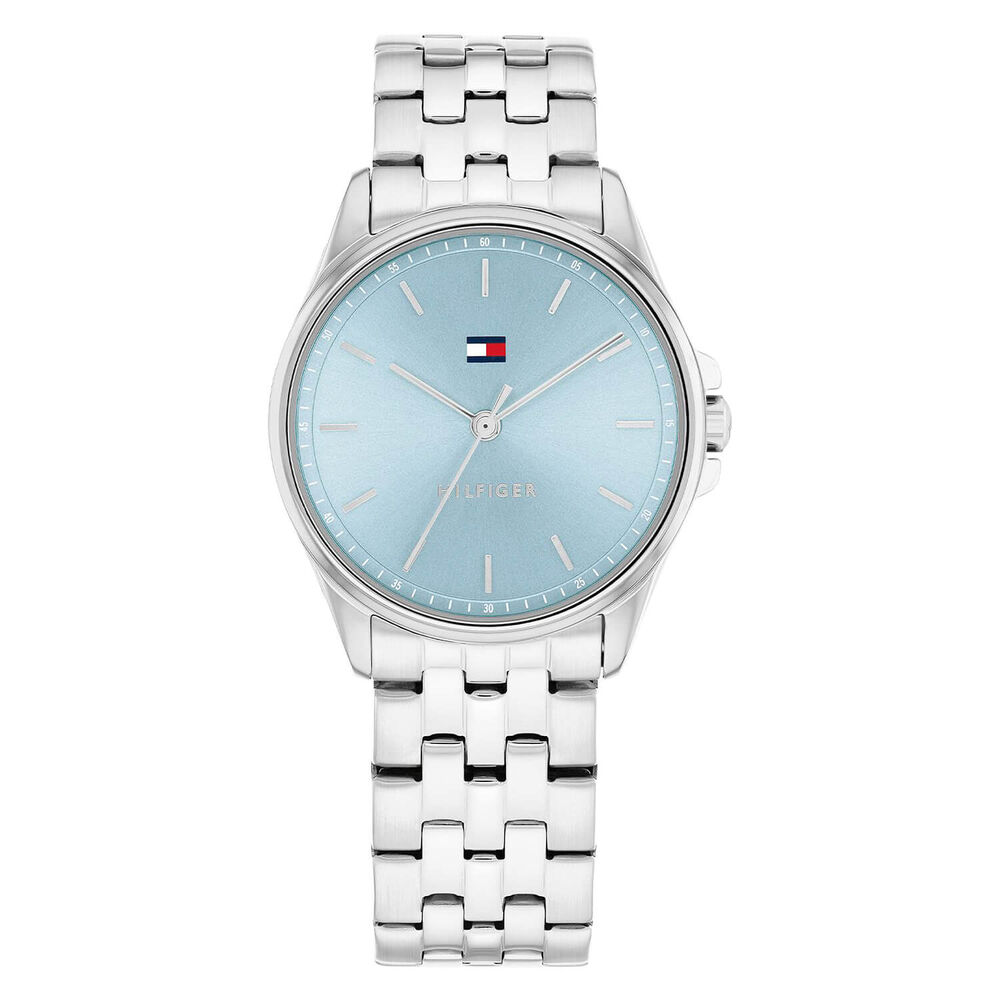 Tommy Hilfiger 30mm Ice Blue Dial Stainless Steel Bracelet Watch image number 0