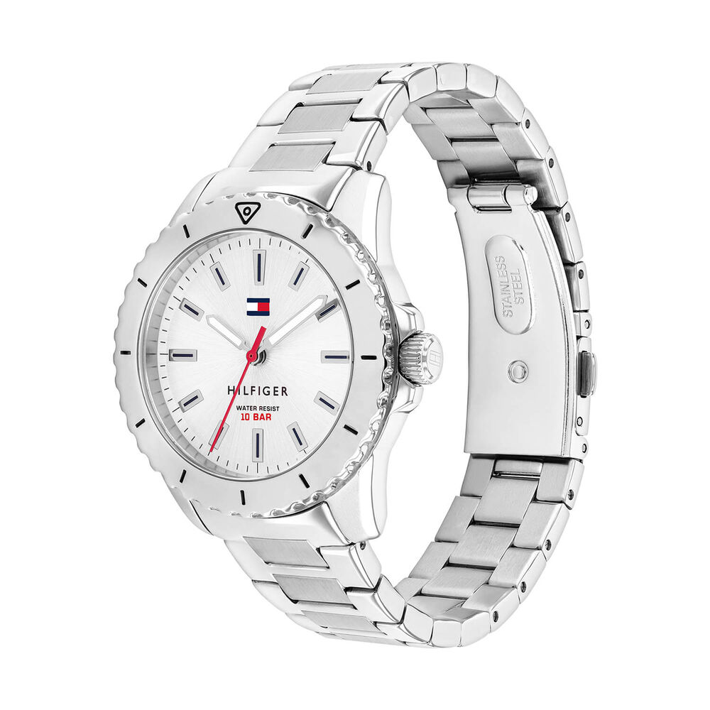 Tommy Hilfiger Girls 32mm Silver Dial Steel Bracelet Watch image number 1