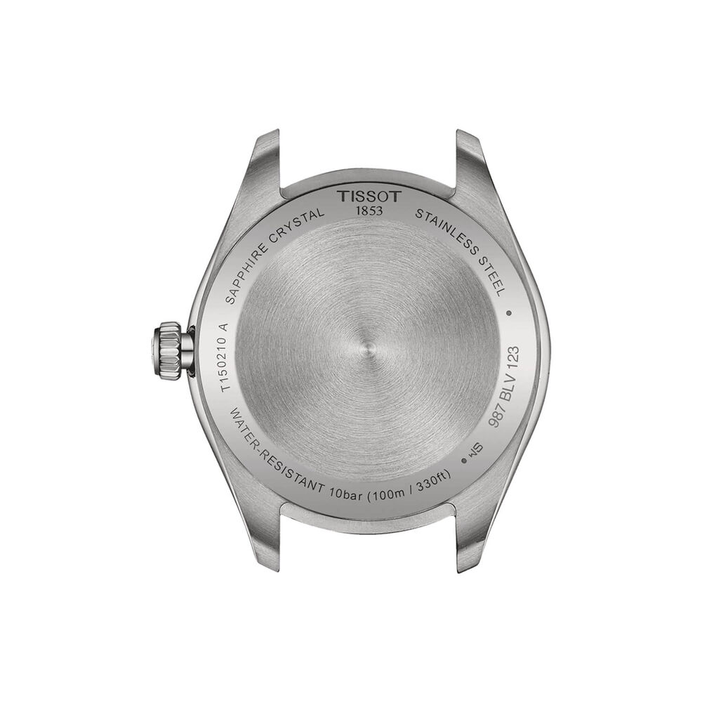 Tissot PR100 34mm Silver Dial Steel Case Bracelet Watch image number 2