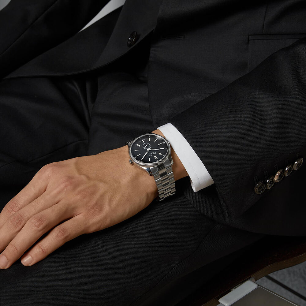 Gucci G-Timeless Automatic 40mm Black Dial Steel Bracelet Watch
