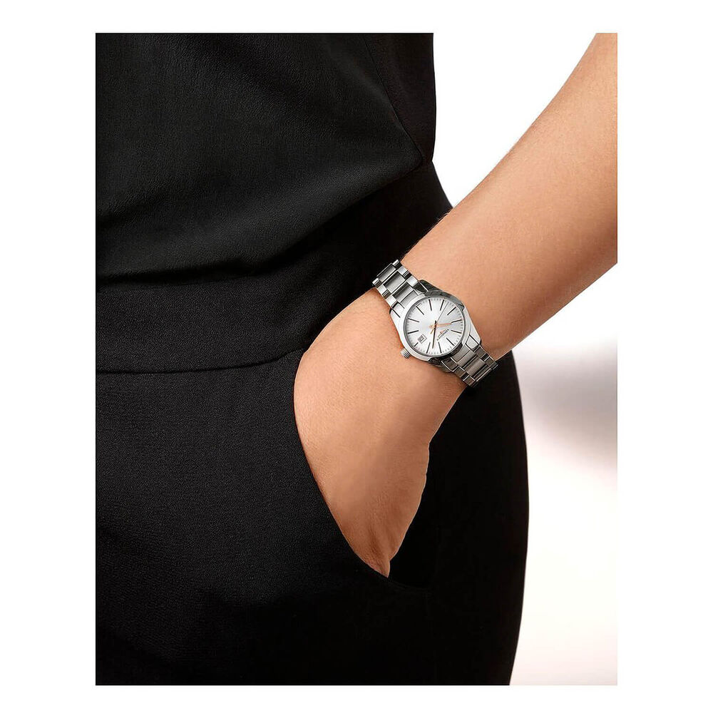 Longines Performance Conquest Classic 30mm Silver Dial Steel Bracelet Watch image number 7