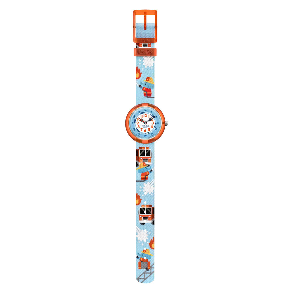 Flik Flak Fire Stopper 32mm Quartz Kids Watch image number 2
