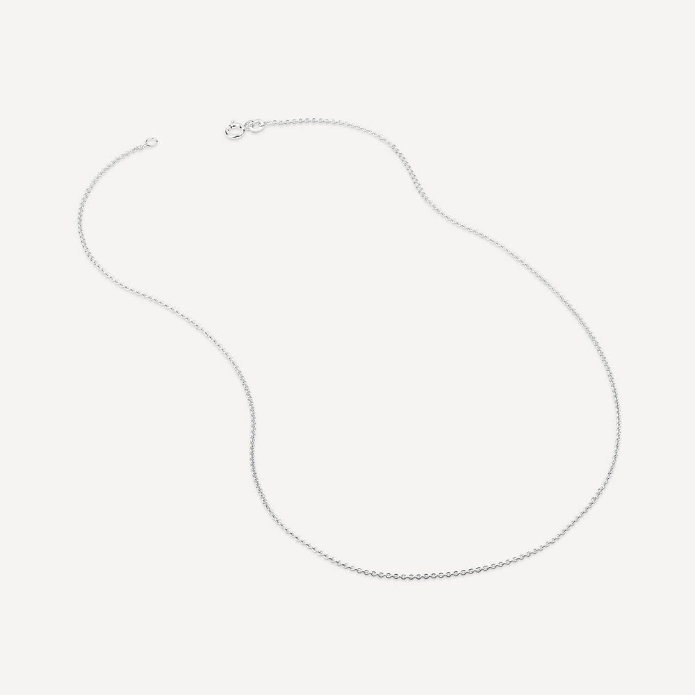 Sterling Silver Cubic Zirconia June Birthstone  Infinity Pendant image number 3