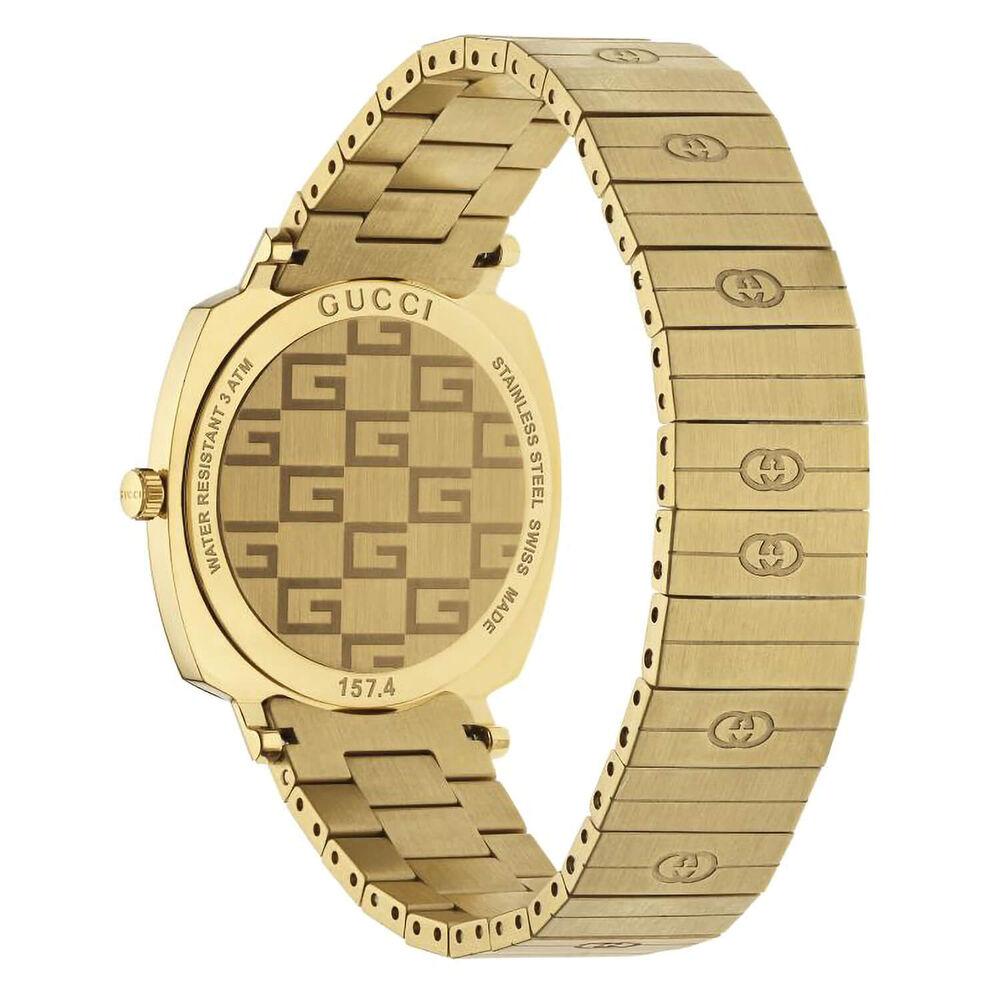 Gucci Grip GG Yellow Gold PVD  Bracelet 35mm Watch image number 2