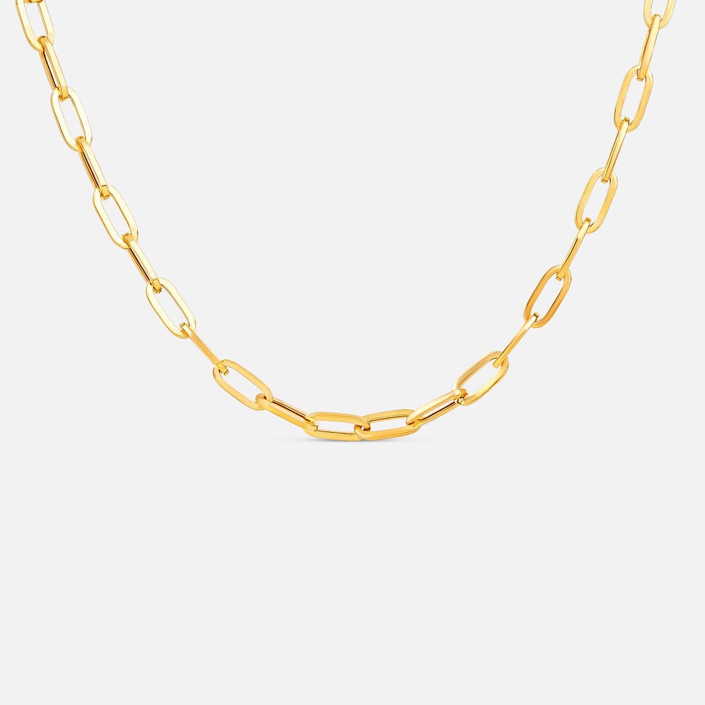9ct Yellow Gold Paperlink Diamond Cut 20 inch Chain Necklet