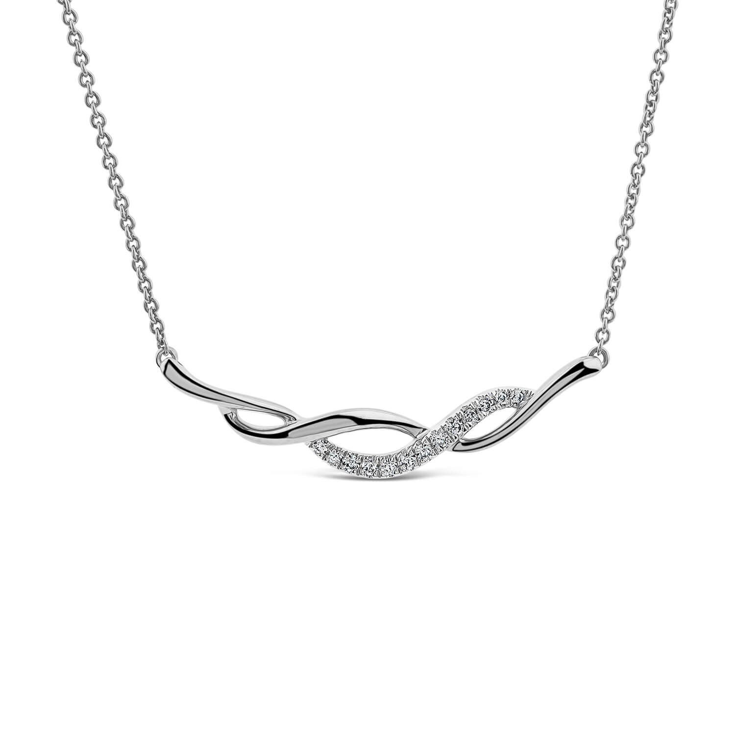 Fields white discount gold necklace