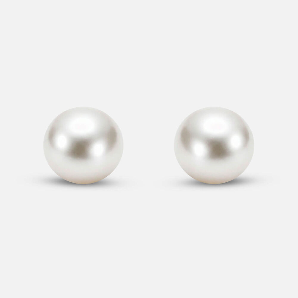 Sterling Silver 7mm Pearl Stud Earrings