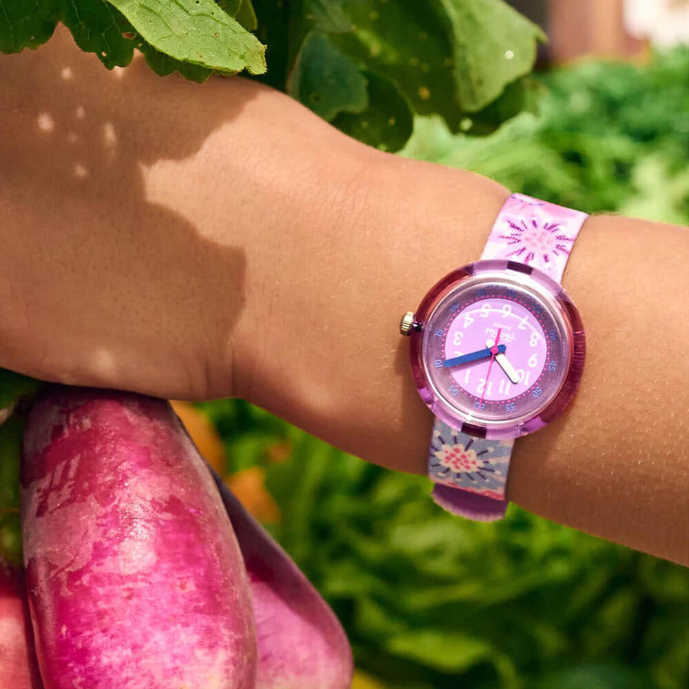 FLIK FLAK Flower Chaos 31.85mm Quartz Kids Watch