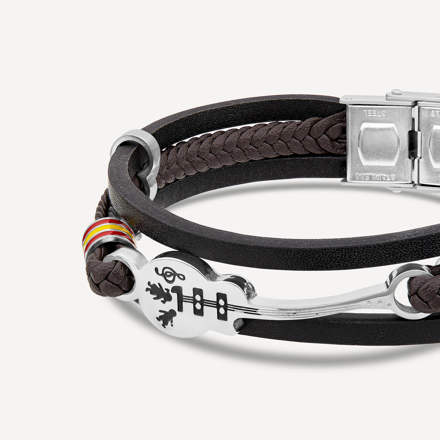Leather 2024 guitar bracelet