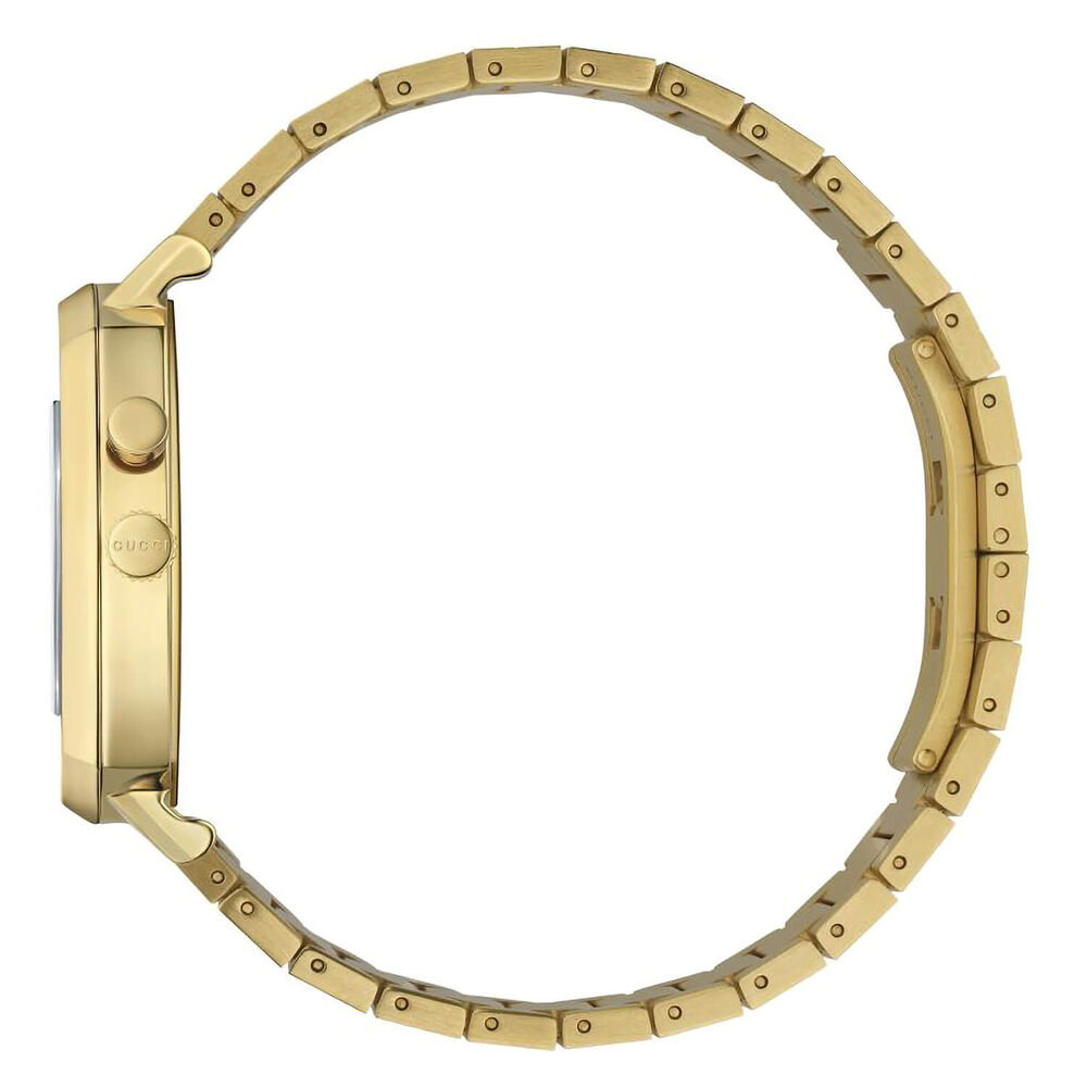 Gucci Grip Roulette Gold PVD Dial Bracelet Watch