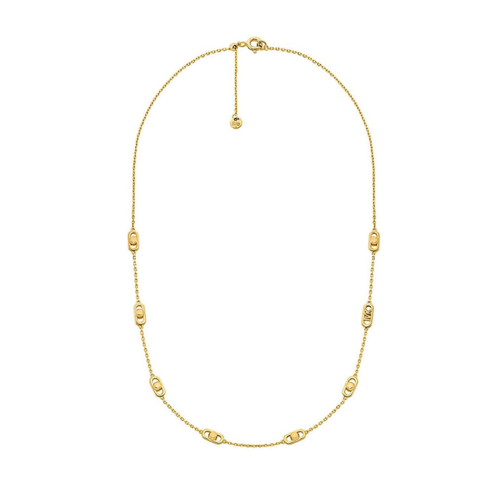 Michael Kors Astor 14ct Yellow Gold Plated Link Necklace