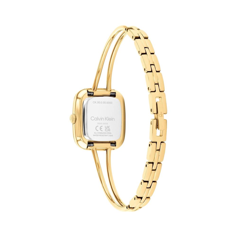 Calvin Klein Adore 20.8mm Gold Tone Dial Gold Tone Steel Bracelet Watch