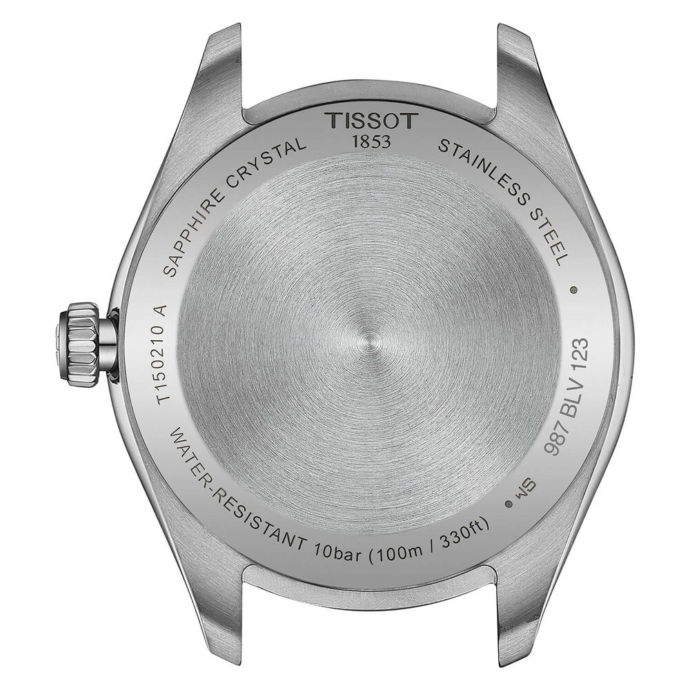 Tissot PR100 34mm Ice Blue Dial Steel Case Bracelet Watch image number 2