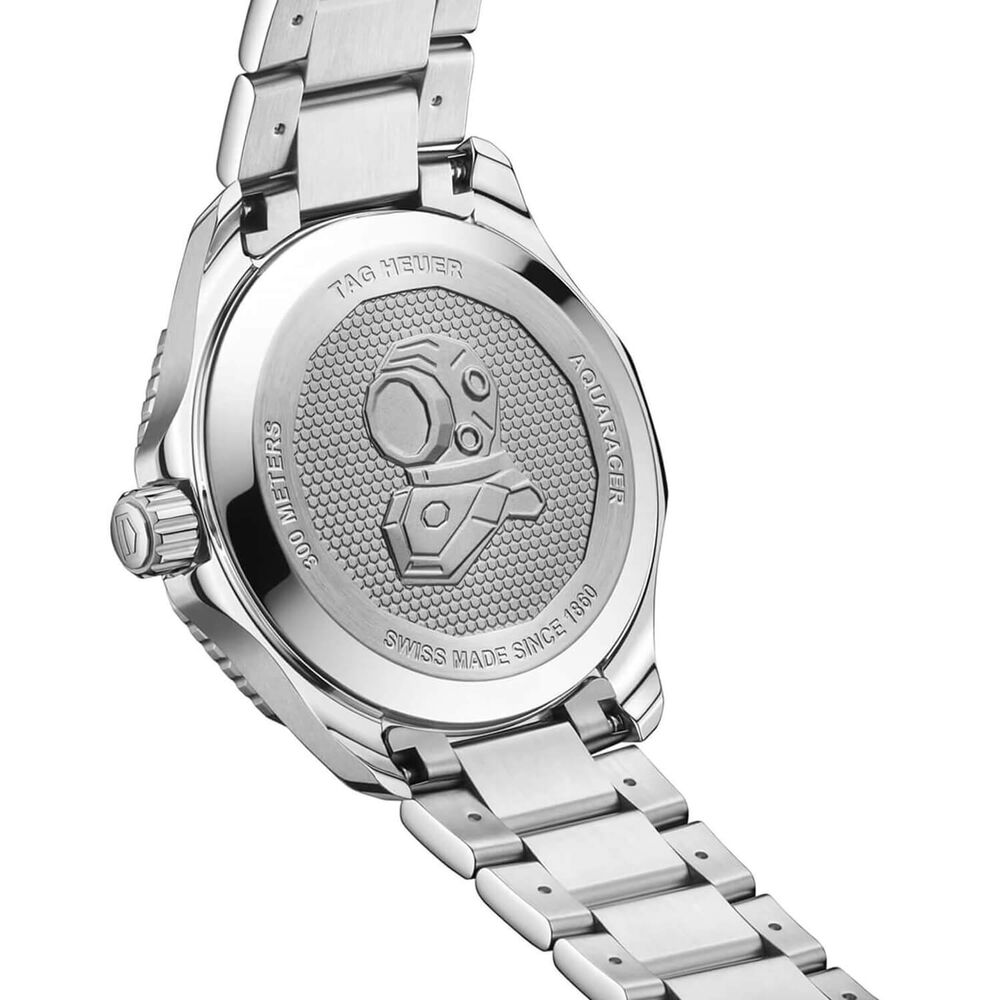 TAG Heuer Aquaracer Professional 300 GMT 42mm Green Dial & Bezel Stainless Steel Bracelet Watch image number 3