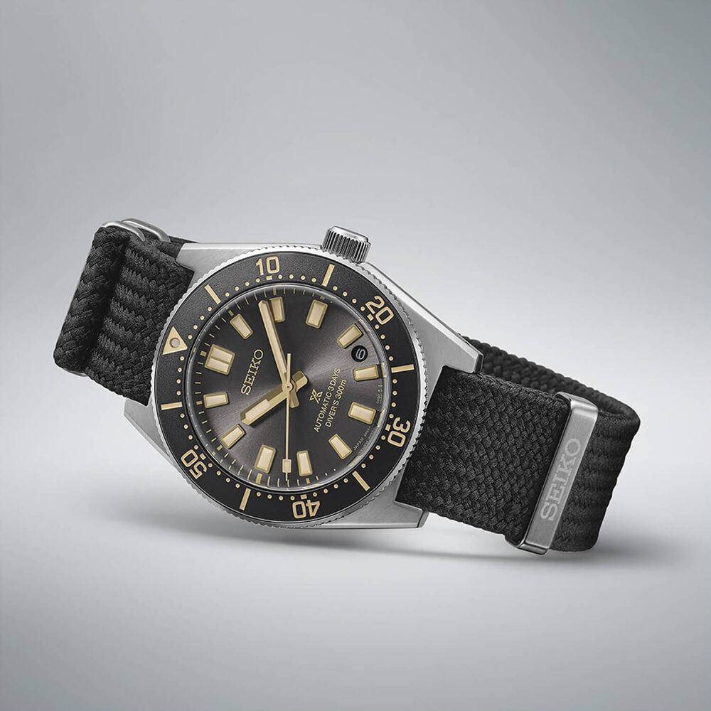 Seiko Prospex 1965 Revival Diver’s 40mm Tide Grey Dial Steel Bracelet Watch image number 4