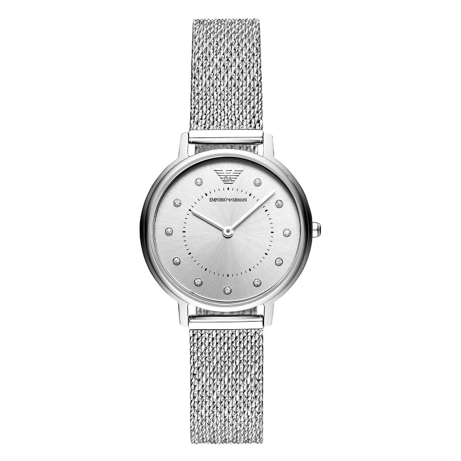 Armani ladies deals mesh watch