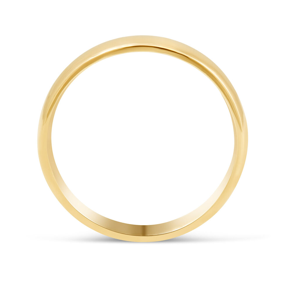 9ct Gold 4mm Gents Wedding Ring image number 2