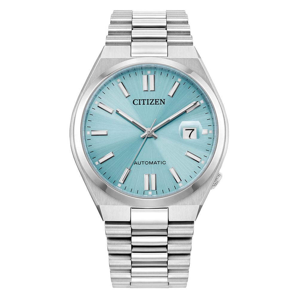 Citizen Tsuyosa 40mm Turquoise Dial Steel Case Bracelet Watch image number 0