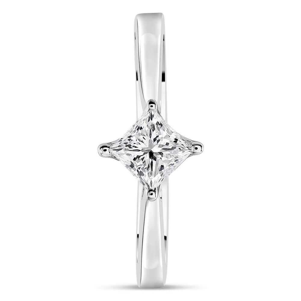 Northern Star 0.38ct Four Claw Solitaire Diamond 18ct White Gold Ring image number 1
