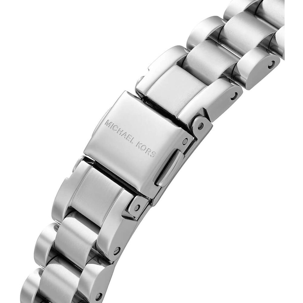Michael Kors Petite Lexington 26mm Pink Dial Stainless Steel Bracelet Watch