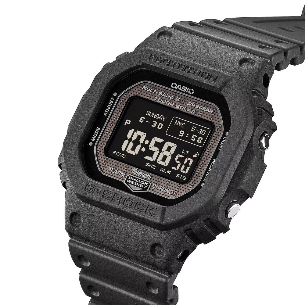 G-SHOCK 5600 Series 49.1x44.1mm Black Digital Display Resin Strap Watch