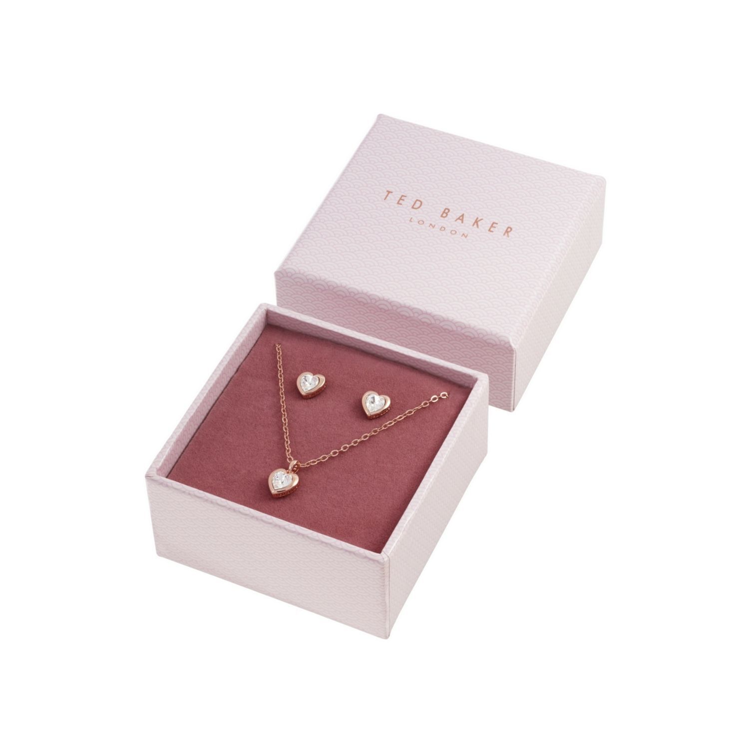 Ted baker red heart earrings store