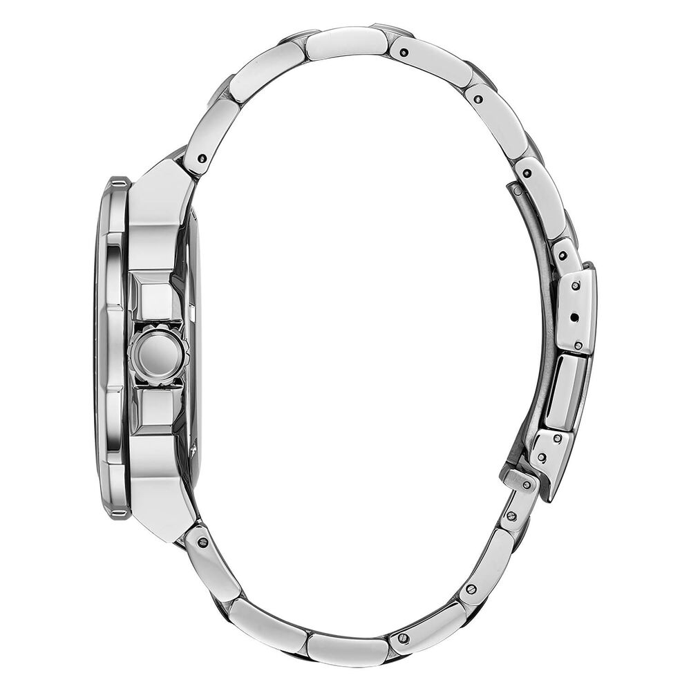 Citizen Eco Drive Green Dial Green Bezel Steel Case Bracelet Watch image number 5