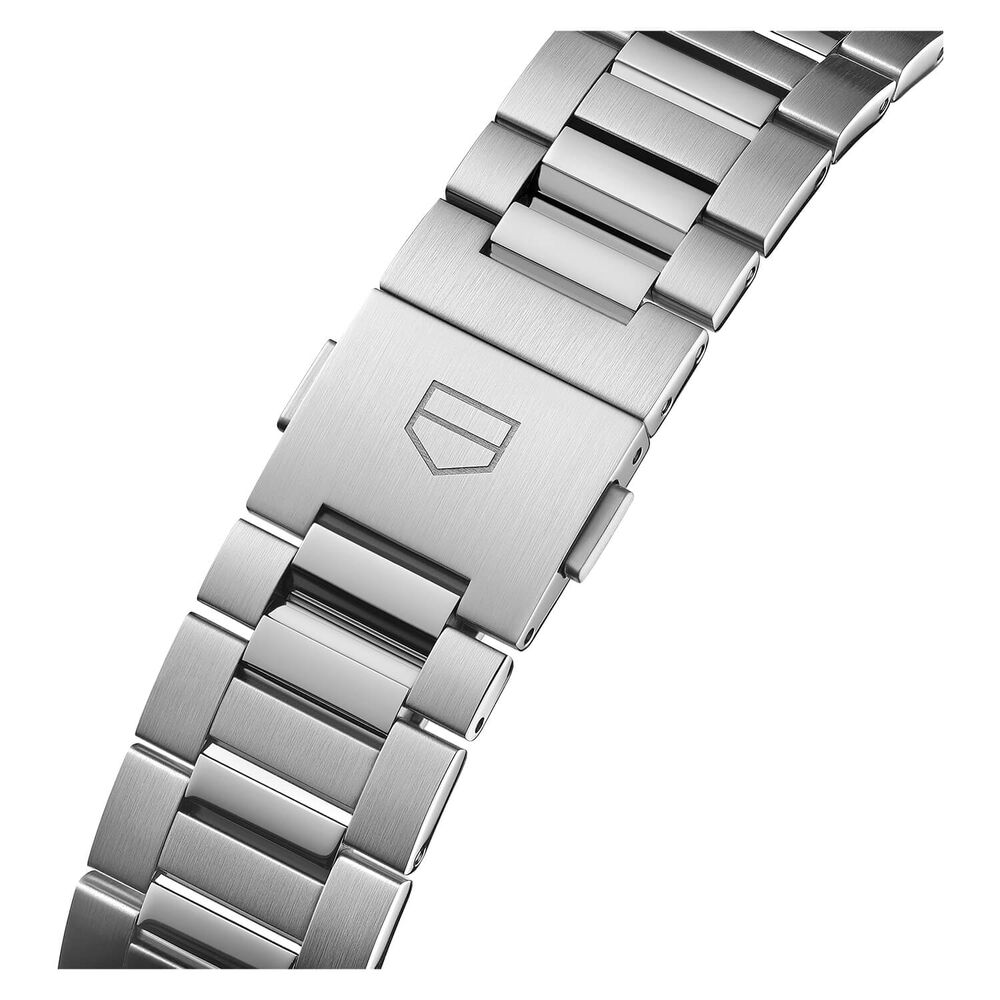 TAG Heuer Carrera 41mm Day & Date Black Dial Steel Case Bracelet Watch image number 4
