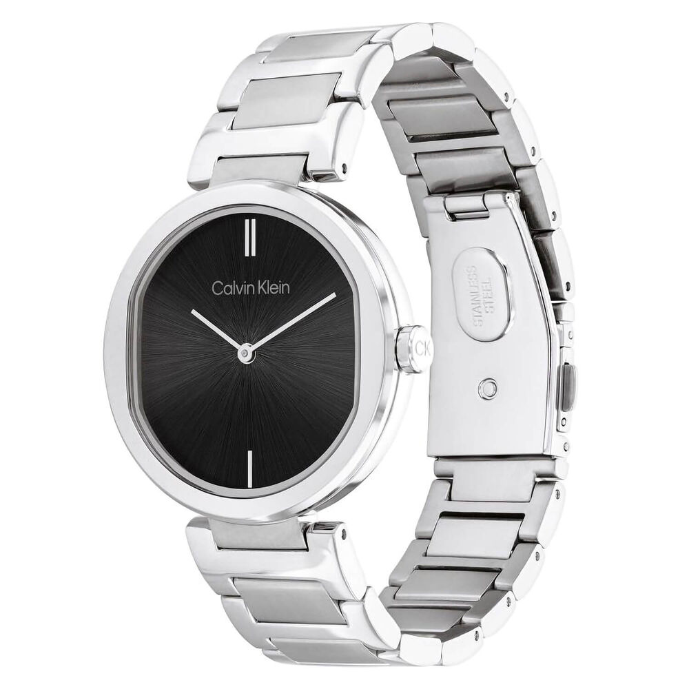 Calvin Klein Sensation 36mm Black Sunray Dial Bracelet Watch