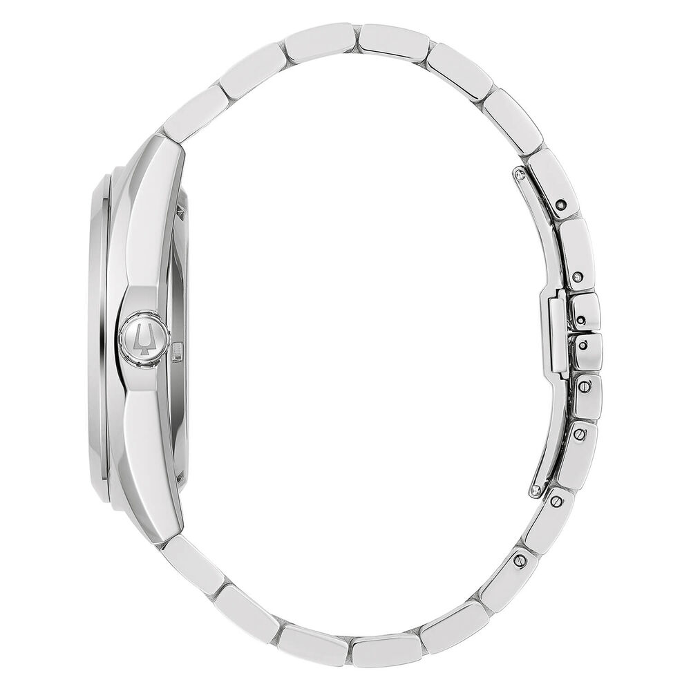 Bulova Men's Classic Black Dial Steel Bracelet Watch image number 1