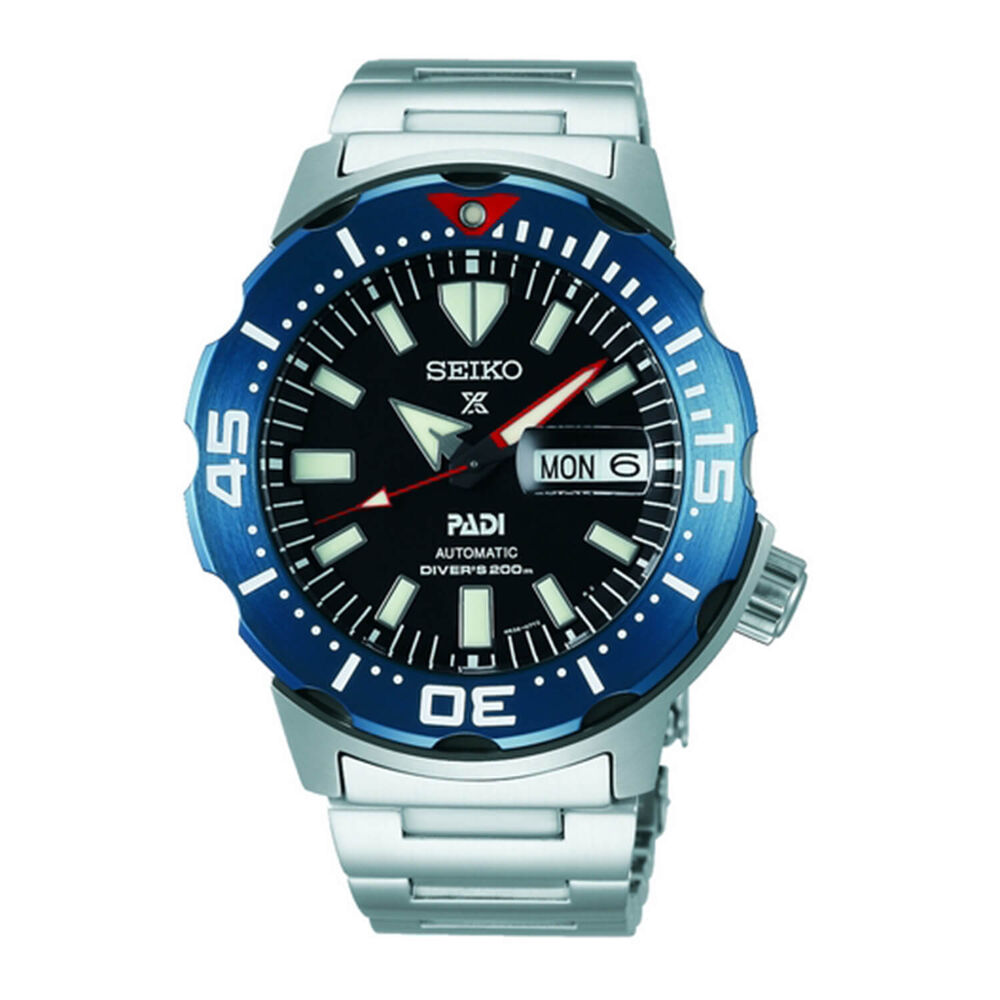 Seiko Prospex Monster Padi Collection 42.4mm Black Dial Mens Watch