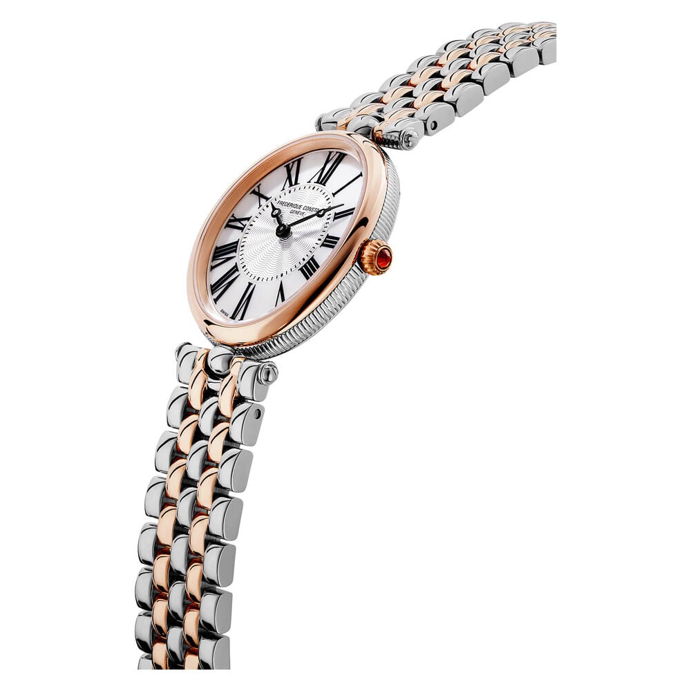 Frederique Constant Art Deco Rose Steel 30mm Ladies' Watch