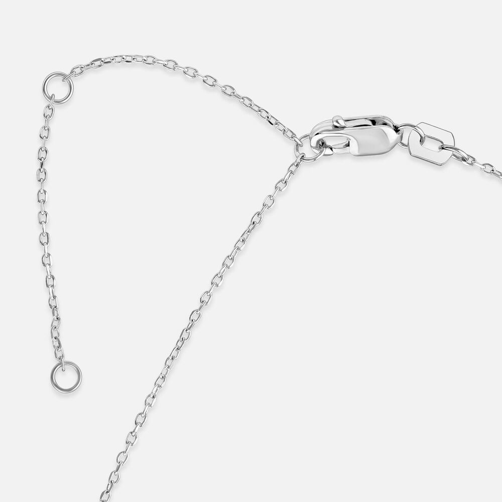 Born 9ct White Gold Lab Grown 0.50ct Diamond Round Brilliant Pendant