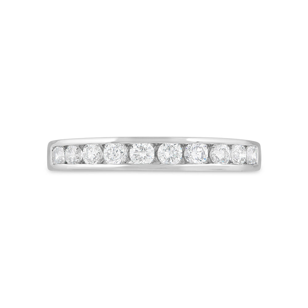 18ct White Gold Eternity Ring image number 1