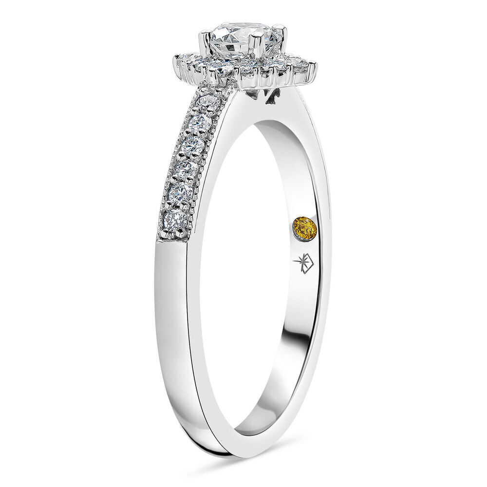 Northern Star Signature 0.50ct Diamond 18ct White Gold Ring image number 4