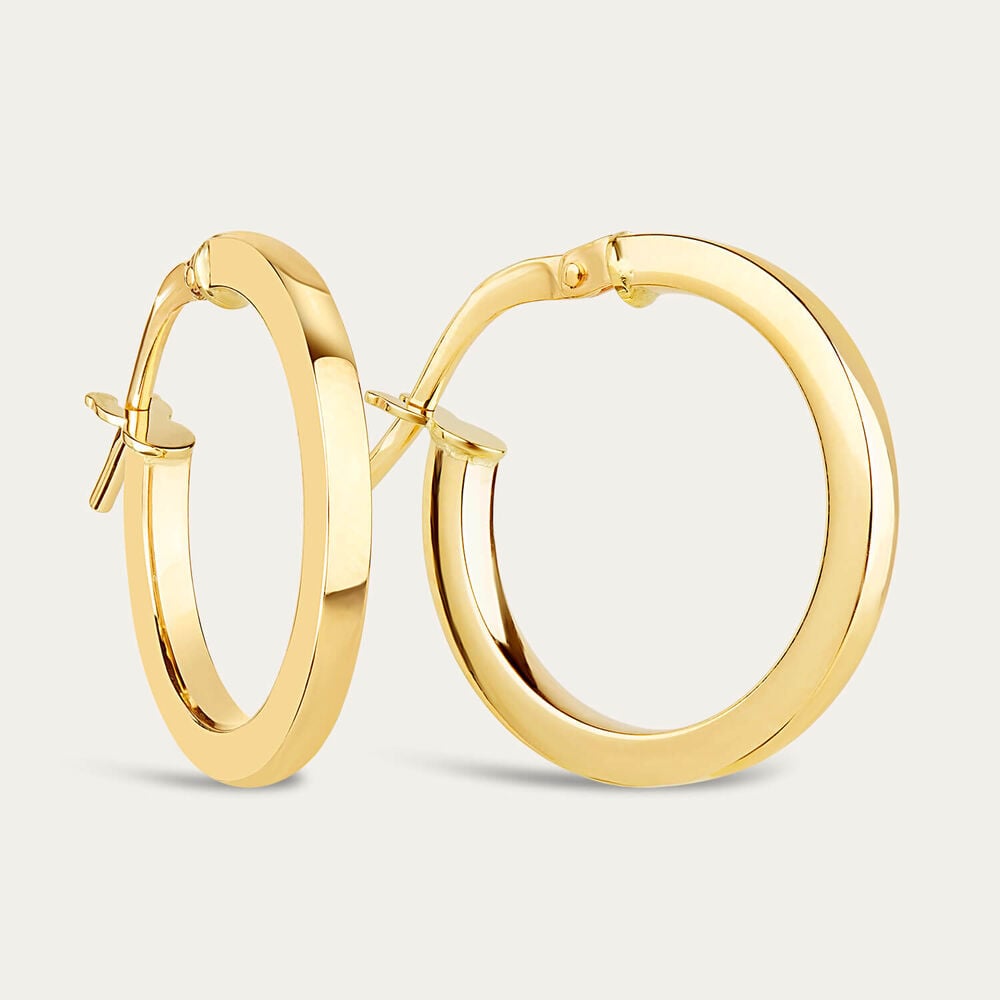 9ct Gold Hoop Earrings