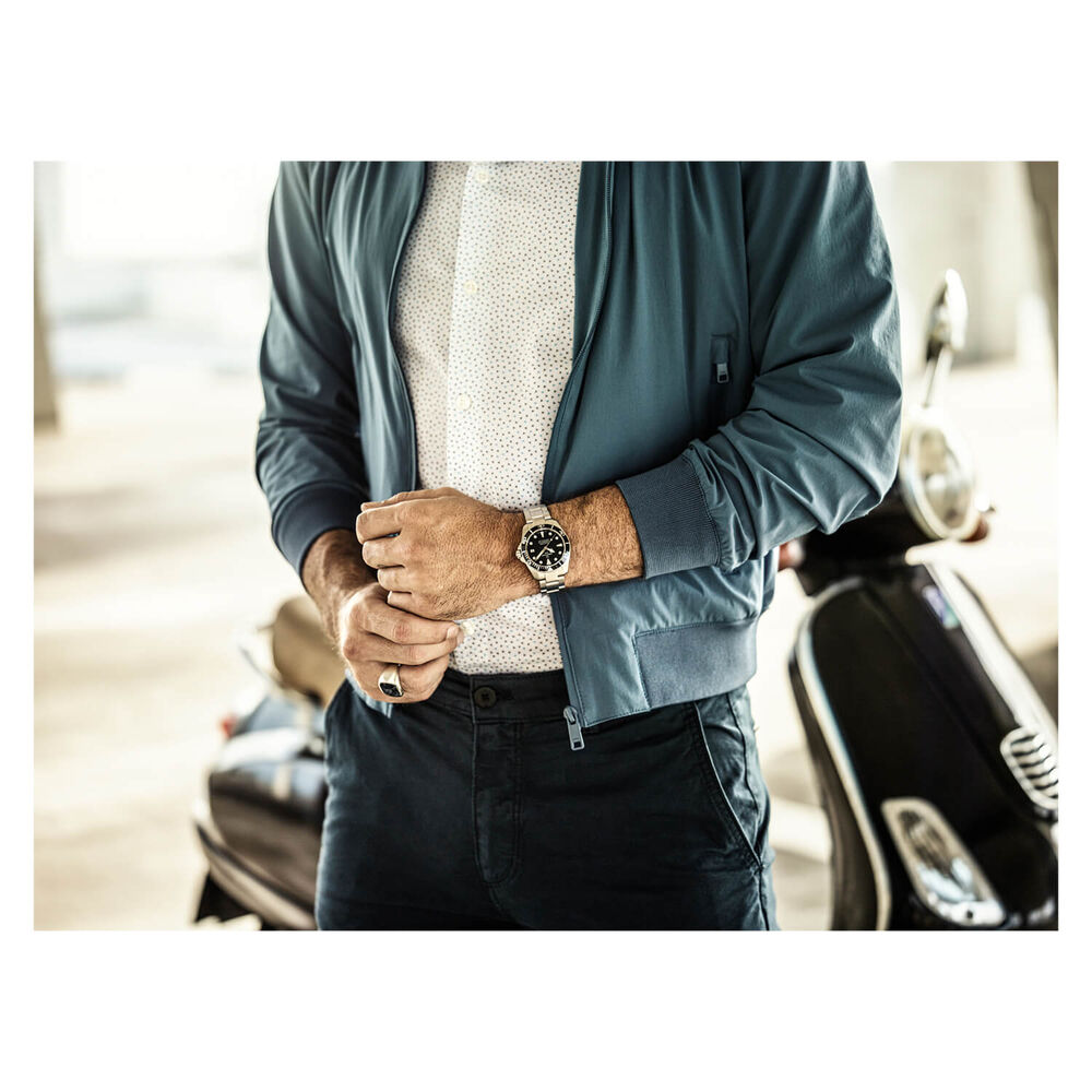 Certina DS Action Diver 38mm Black Dial & Aluminium Bezel Steel Case Watch image number 4