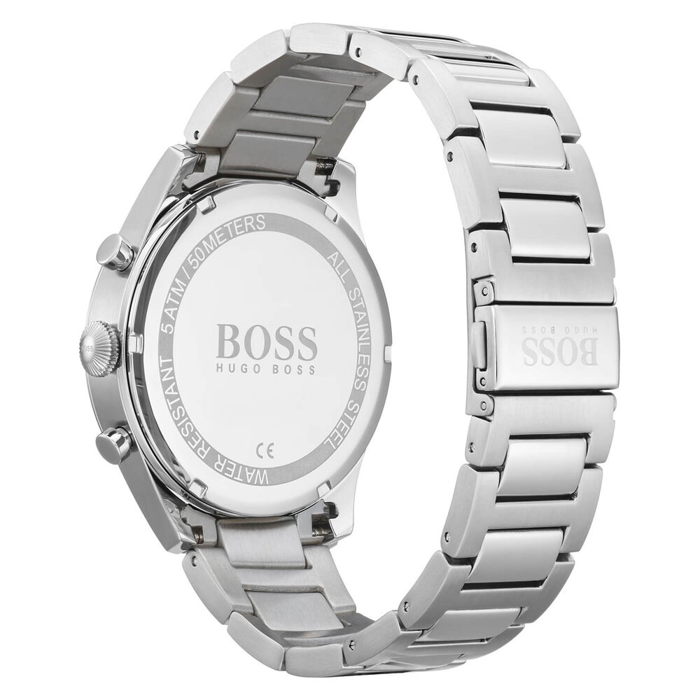 BOSS Pioneer Black Dial Chronograph 44m Mens Watch