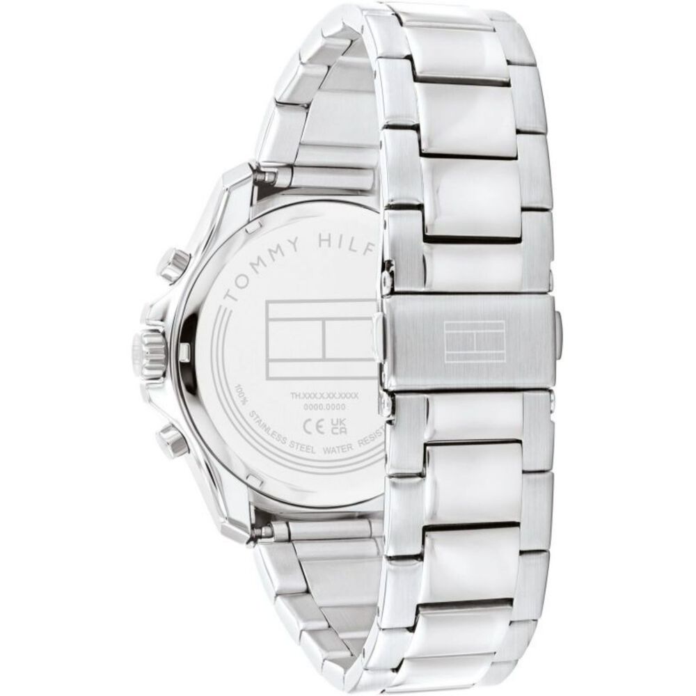 Tommy Hilfiger 43mm Blue Chrono Dial Steel Case Watch image number 1