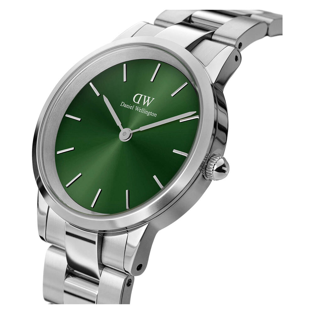 Daniel Wellington Iconic Link Emerals 40mm Stainless Steel Case Bracelet Watch image number 1