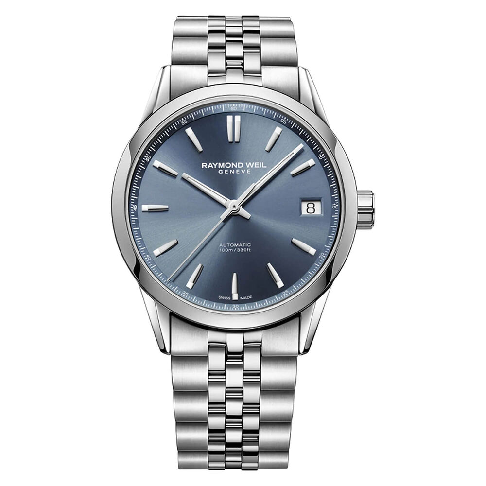 Raymond Weil Freelancer 40mm Blue Dial Steel Bracelet Watch image number 0