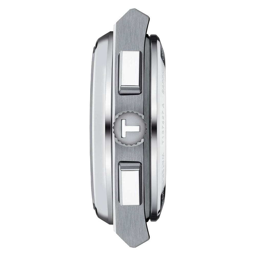 Tissot PRX Chronograph 42mm Automatic Blue Dial Steel Case Bracelet Watch image number 2