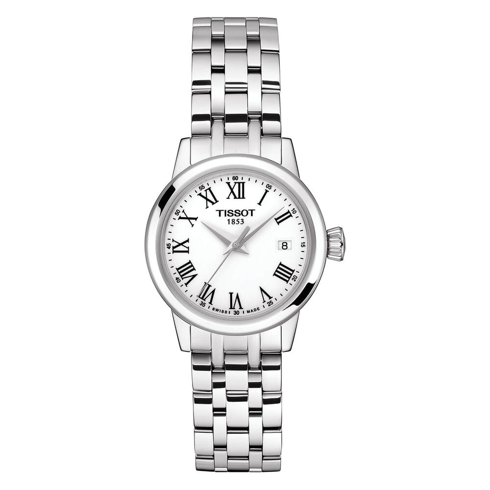 Pre-Owned Tissot Classic Dream 28mm White Dial Steel Bracelet Watch