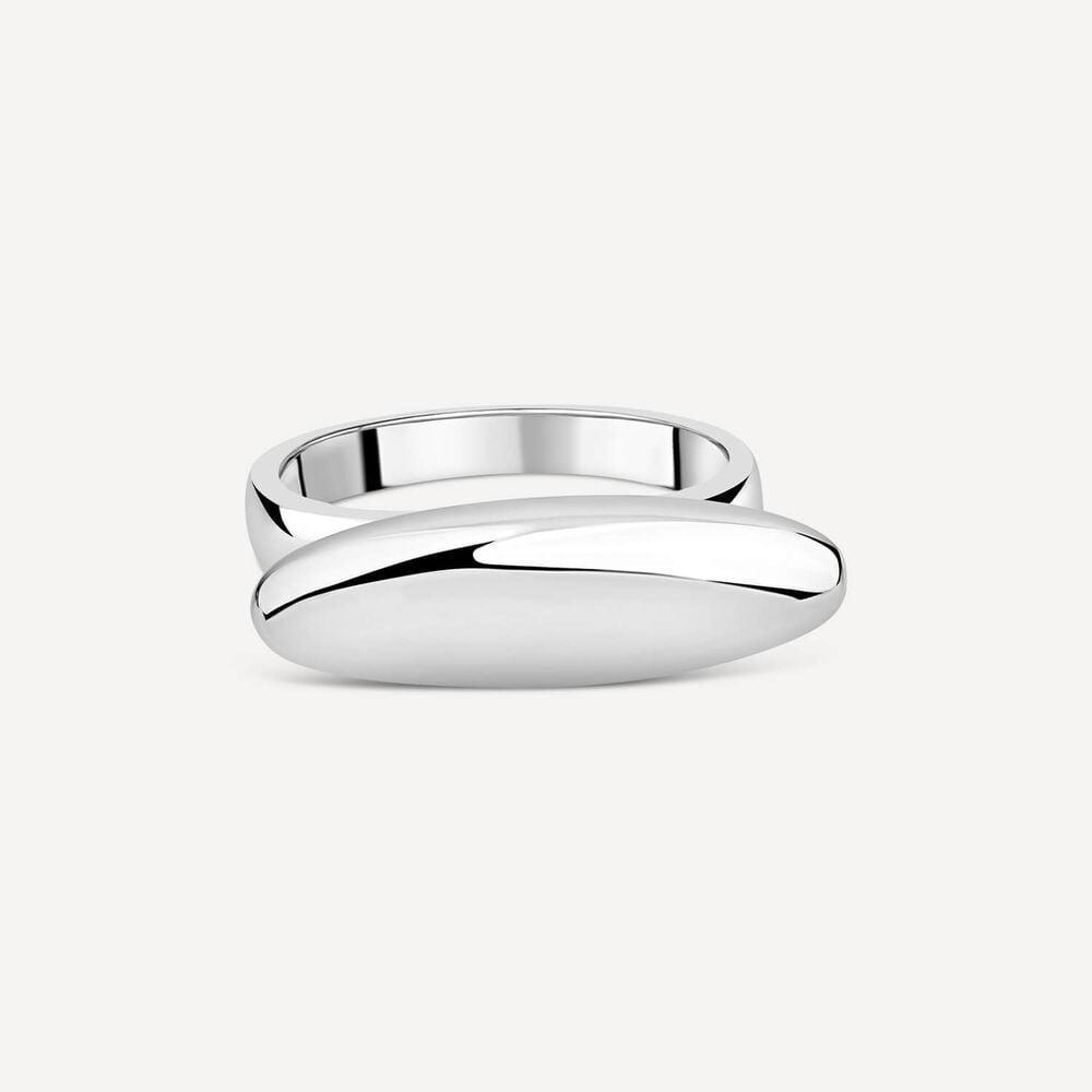 Sterling Silver Polished Bullet Ring image number 2