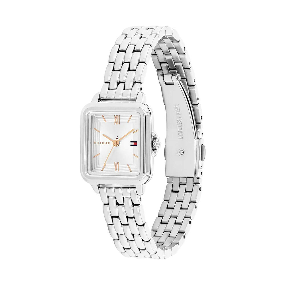 Tommy Hilfiger Mia 24 x 22.5mm Silver Dial Steel Case Bracelet Watch image number 1